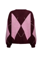 Co Woman BERBER 65085 lb-burgundy multi
