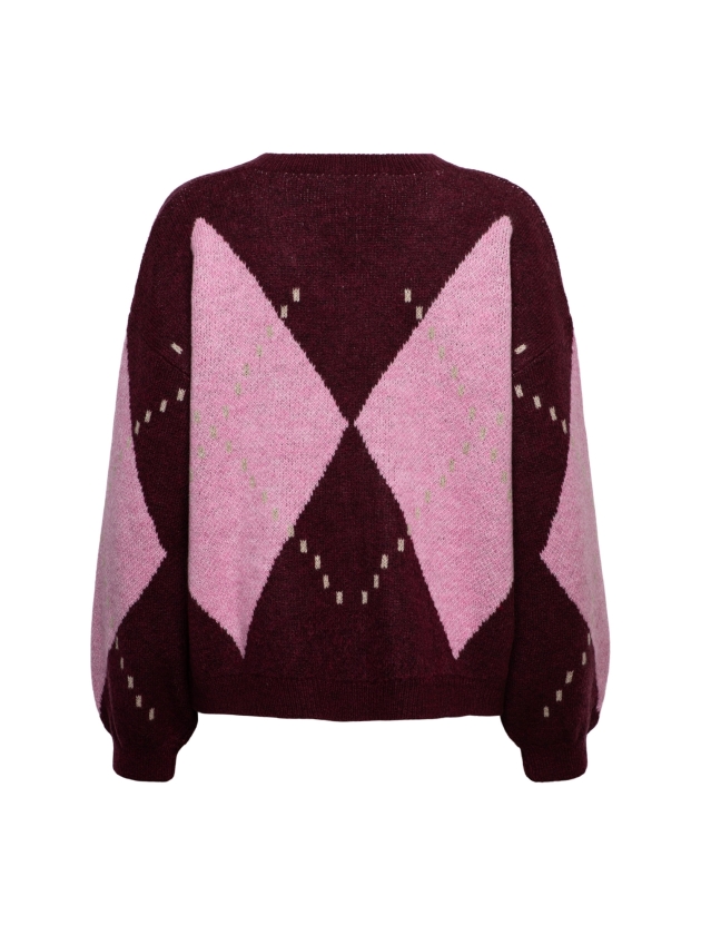 Co Woman BERBER 65085 lb-burgundy multi