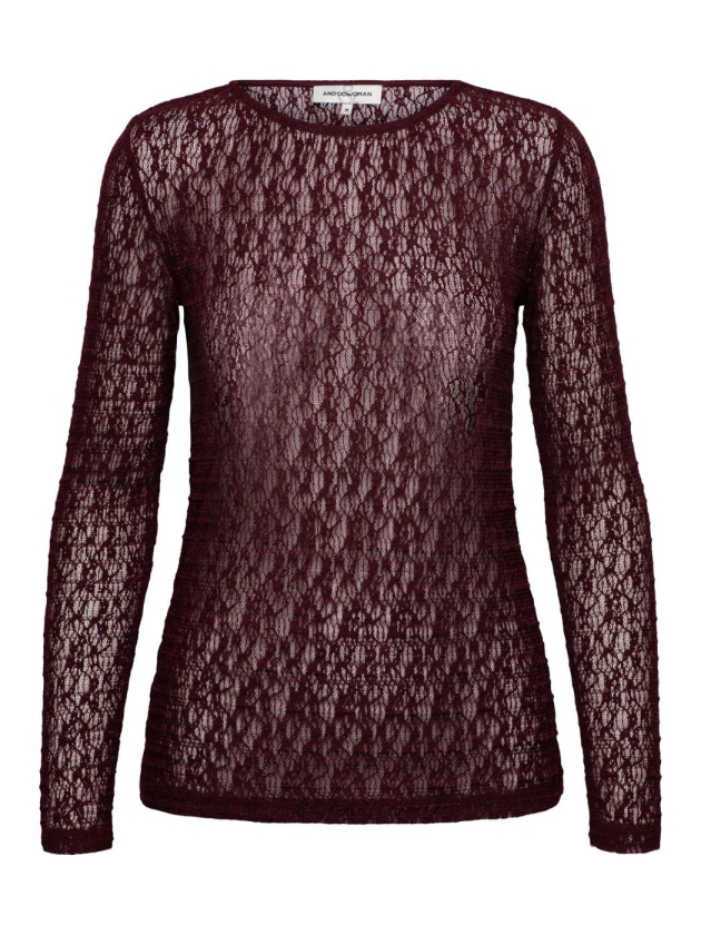 Co Woman TRIS LACE 65080 lb-burgundy