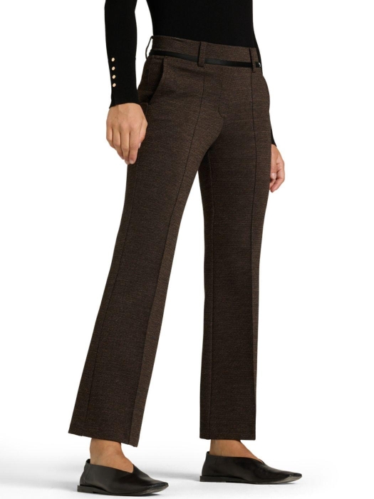 Cambio Francoise cropped 868 Micro tweed espresso/black
