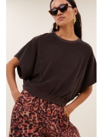 By-Bar Amsterdam nuki slub top 1722 coffee bean