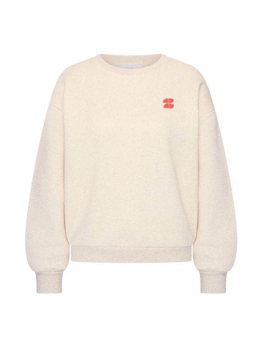 By-Bar Amsterdam lili coast melange sweater 826 oyster melee