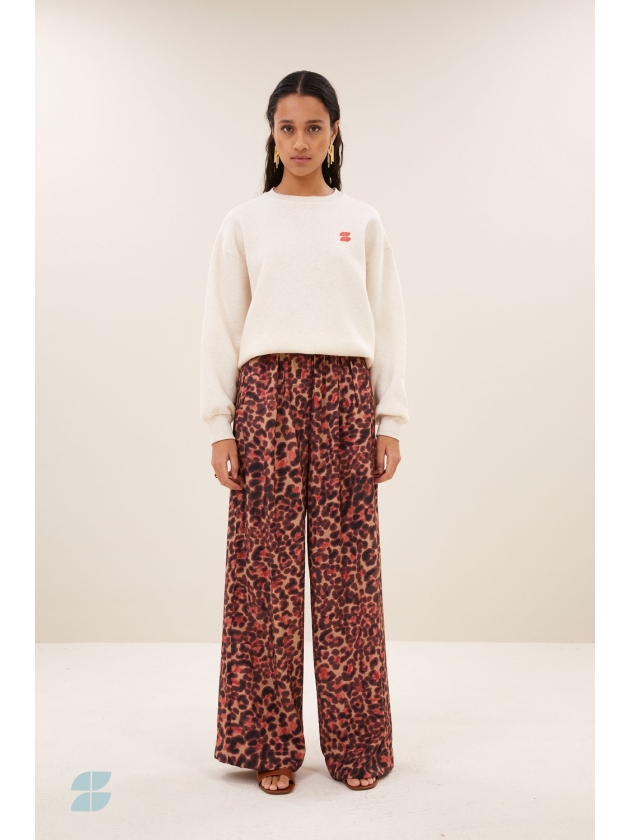 By-Bar Amsterdam lili coast melange sweater 826 oyster melee