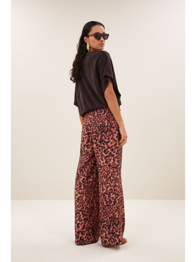By-Bar Amsterdam celin cheetah pants 909 cheetah blush