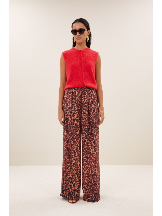 By-Bar Amsterdam celin cheetah pants 909 cheetah blush