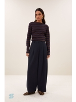 By-Bar Amsterdam leya big stripe top 1722 coffee bean