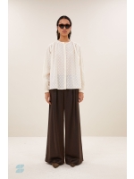 By-Bar Amsterdam nyka weave blouse 47 off white weave