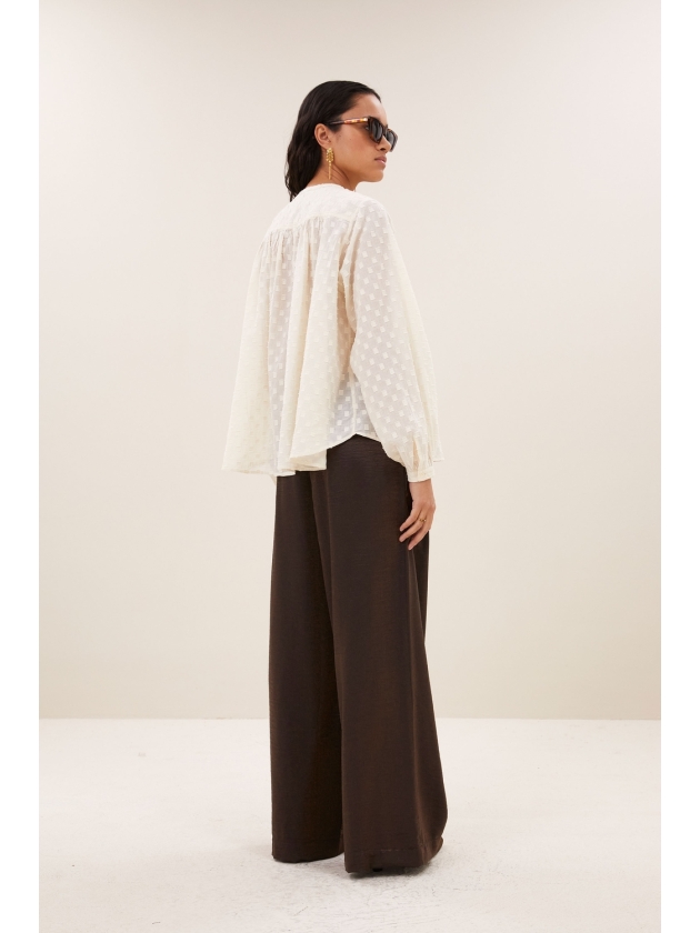 By-Bar Amsterdam nyka weave blouse 47 off white weave