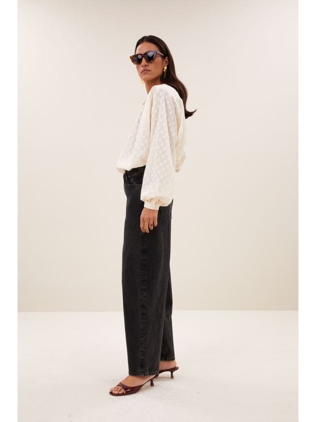 By-Bar Amsterdam nyka weave blouse 47 off white weave