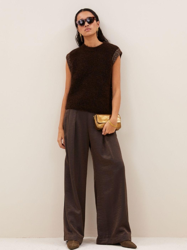 By-Bar Amsterdam lodi metallic pants 725 bronze