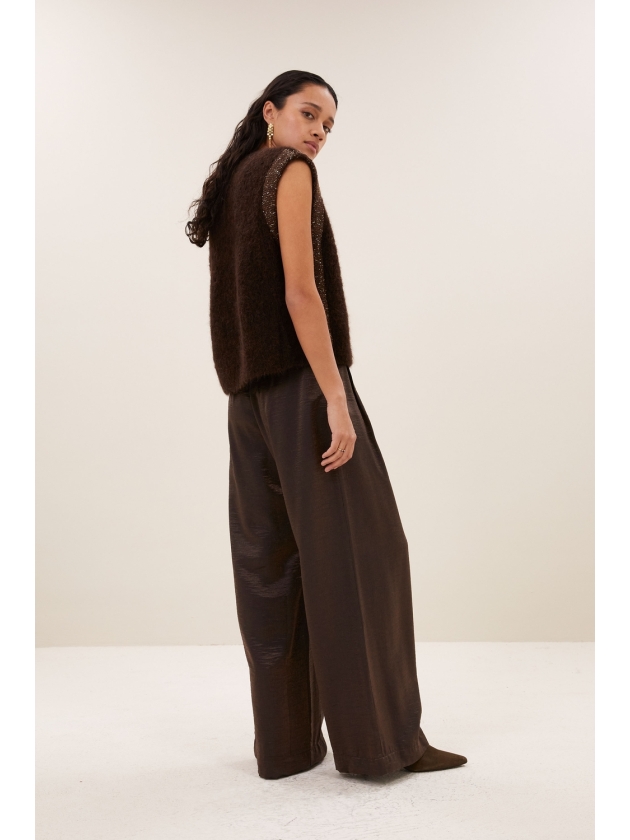By-Bar Amsterdam lodi metallic pants 725 bronze