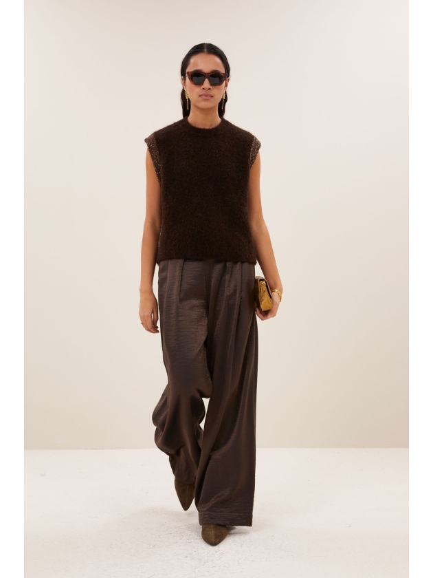 By-Bar Amsterdam lodi metallic pants 725 bronze