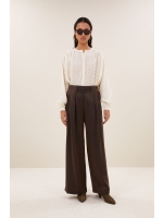 By-Bar Amsterdam lodi metallic pants 725 bronze