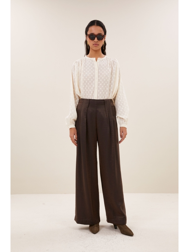 By-Bar Amsterdam lodi metallic pants 725 bronze