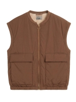 By-Bar Amsterdam gio sleeveless jacket 1705 hazel