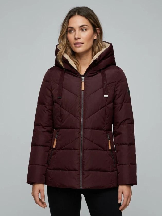 District BISCUIT 3150 dark burgundy