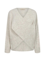Freequent FQWRAPPY-PULLOVER Moonbeam Melange
