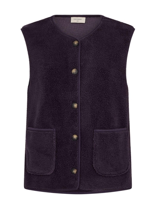 Freequent FQTEDDY-WAISTCOAT Nightshade