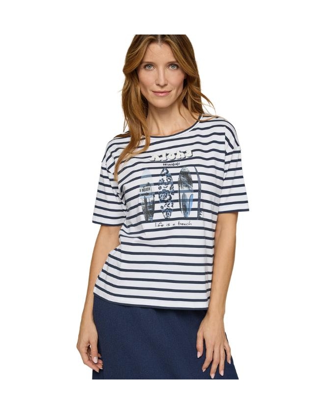 Rabe T-SHIRT 6374 Pazifik