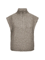 Freequent FQGRSNEMES-WAISTCOAT Moonbeam Melange