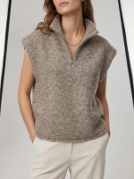 Freequent FQGRSNEMES-WAISTCOAT Moonbeam Melange