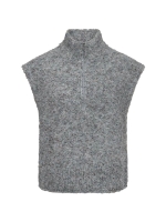 Freequent FQGRSNEMES-WAISTCOAT Dark Grey Melange