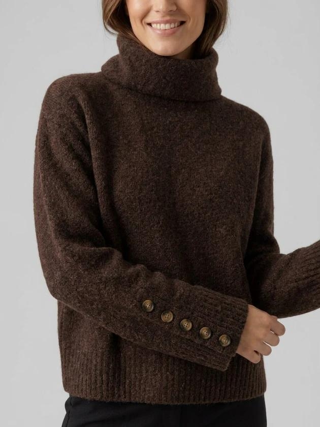Freequent FQALPA-PULLOVER Morel Melange