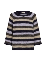 Freequent FQGRSLULU-PULLOVER Nightshade Mel w. Iris Mel
