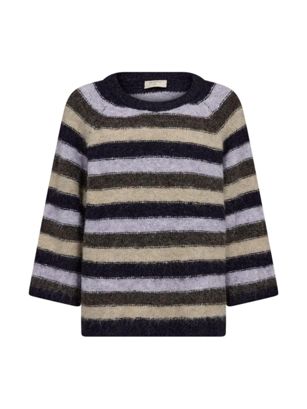 Freequent FQGRSLULU-PULLOVER Nightshade Mel w. Iris Mel