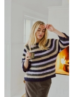 Freequent FQGRSLULU-PULLOVER Nightshade Mel w. Iris Mel