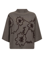 Freequent FQANI-PULLOVER Morel Melange w. Mole