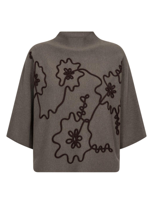 Freequent FQANI-PULLOVER Morel Melange w. Mole