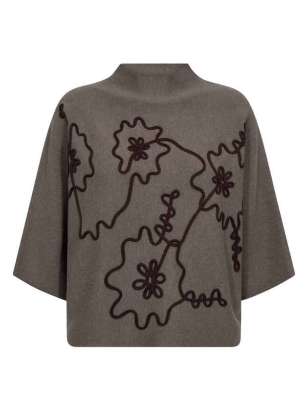 Freequent FQANI-PULLOVER Morel Melange w. Mole