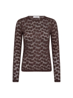 Co Couture PenolaCC O-Neck Blouse Brown