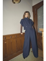 Co Couture LunaCC Pleat Pant Navy