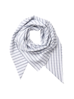 Co Couture SomoCC Stripe Scarf White