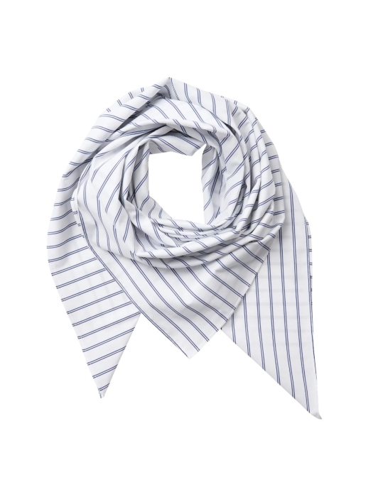 Co Couture SomoCC Stripe Scarf White