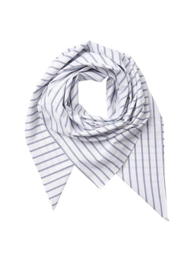 Co Couture SomoCC Stripe Scarf White