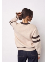 Co Couture RowCC Coco Logo Knit Creme