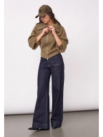 Co Couture RowCC Zip Knit Cardigan Army