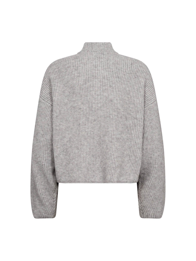 Co Couture RowCC Utility Cardigan Grey Melange