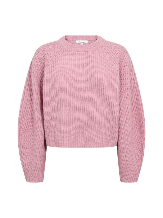 Co Couture AlviaCC Barrel Sleeve Knit Rosebloom