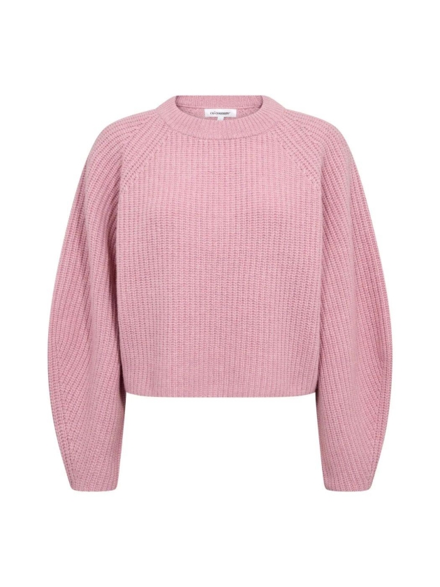 Co Couture AlviaCC Barrel Sleeve Knit Rosebloom