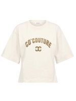 Co Couture 43013 ZengaCC Tee O-Neck 10040 Pearl - Olive