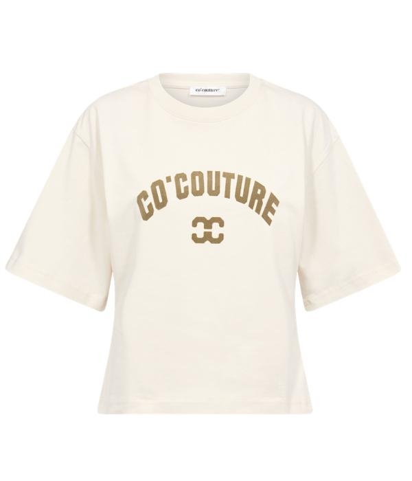 Co Couture 43013 ZengaCC Tee O-Neck 10040 Pearl - Olive