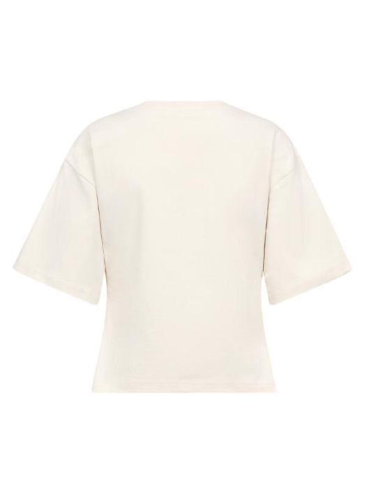 Co Couture 43013 ZengaCC Tee O-Neck 10040 Pearl - Olive
