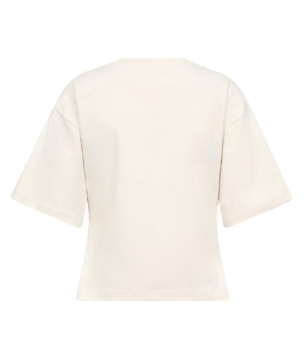Co Couture 43013 ZengaCC Tee O-Neck 10040 Pearl - Olive