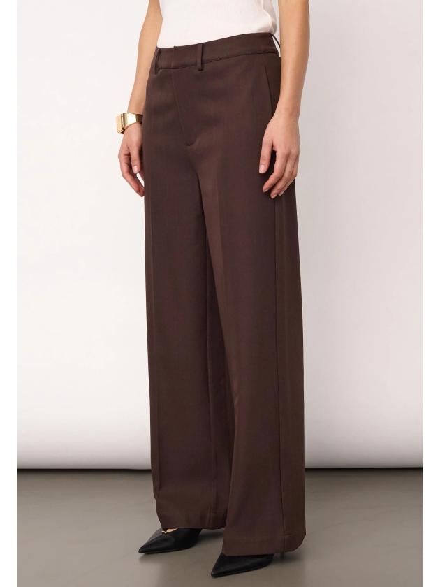 Co Couture LunaCC Wide Pant Dark Brown