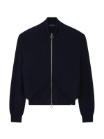 Paul and Shark Tech wool full zip sweater 50E Dark blue