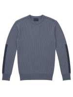 Paul and Shark Tech wool crewneck typhoon 635 Bleu